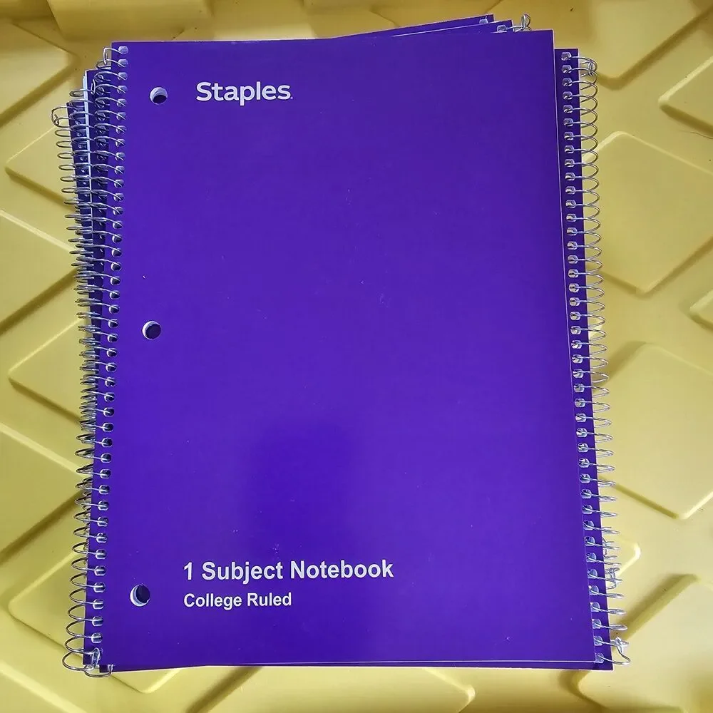 College Ruled 1-Subject Notebook Green 70 Sheets 8 x 10.5 in School Notebook